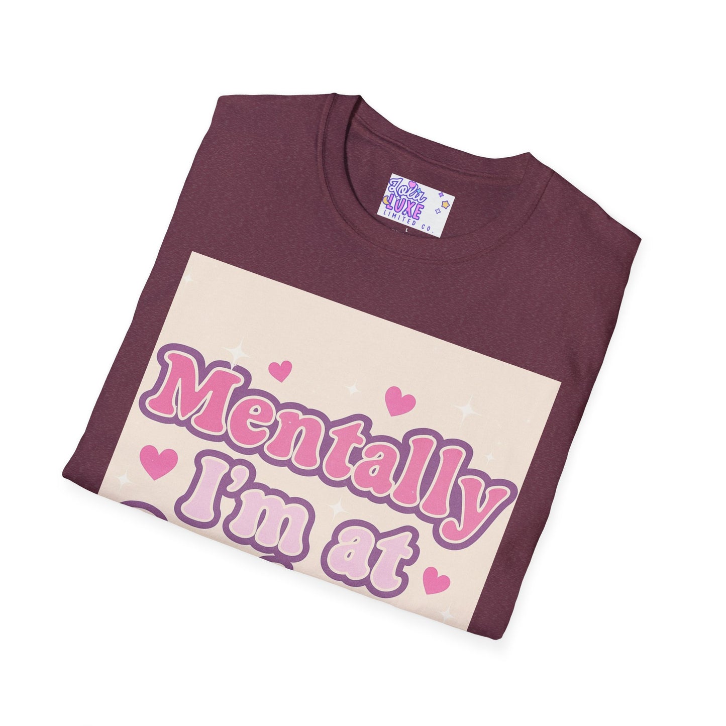 'Mentally I'm at Sephora' Unisex Softstyle T-Shirt - Glam Tee Perfect for Beauty Lovers