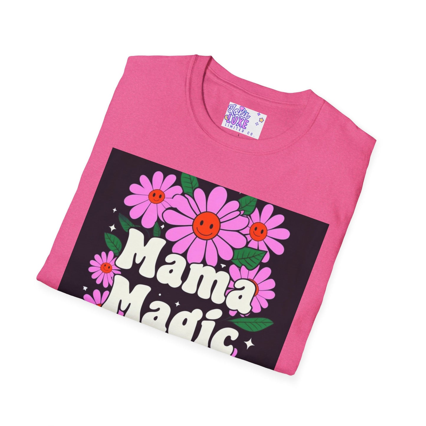 Mama Magic Floral T-Shirt – Comfort for Moms