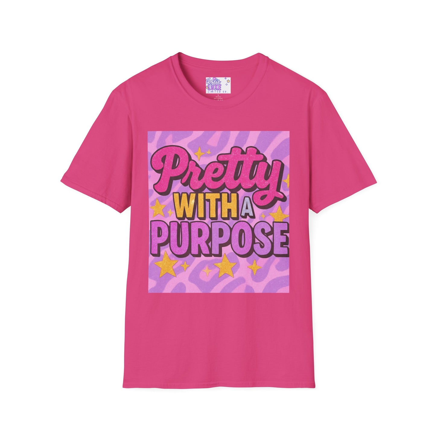 Softstyle T-Shirt - Pretty With a Purpose Glam Tee