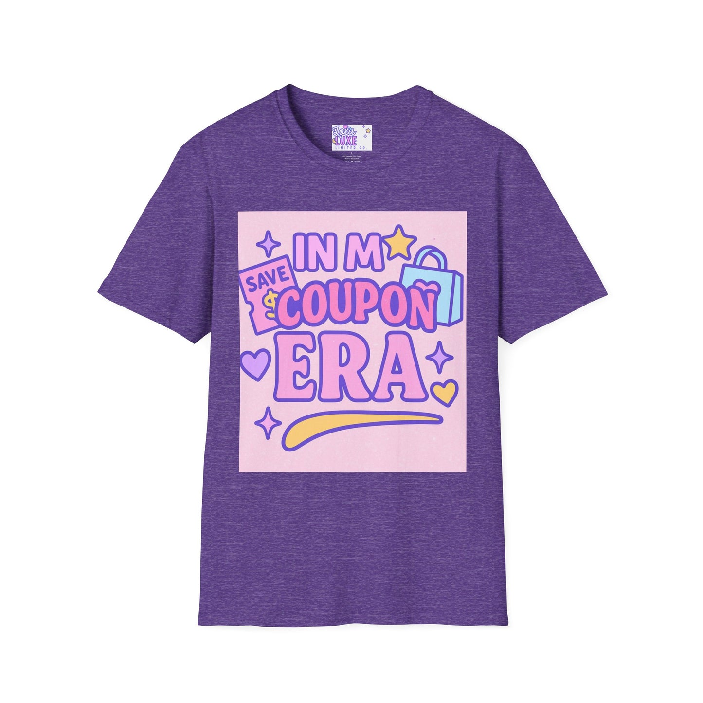 Funny Coupon Era Unisex Softstyle Glam Tee
