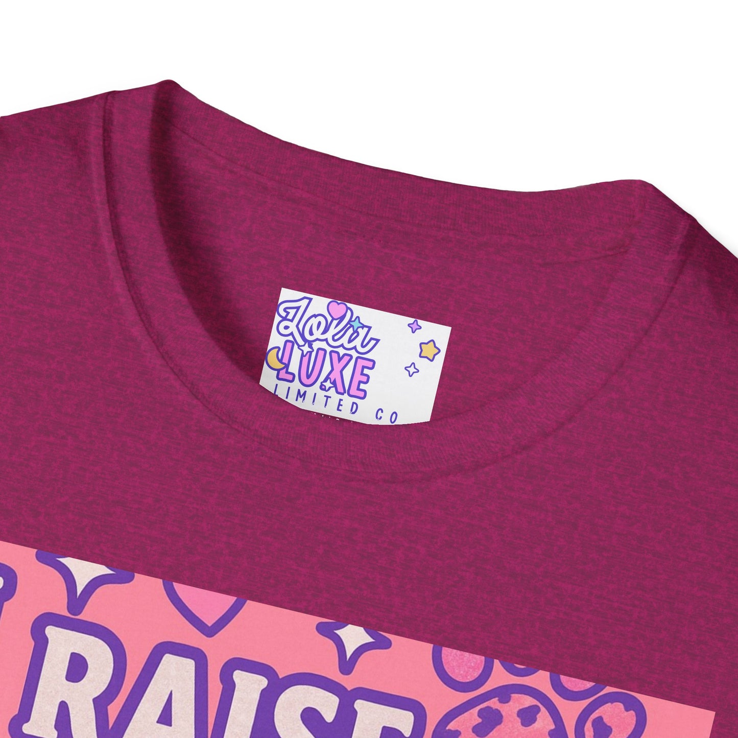 I Raise Dogs and Standards T-Shirt | Unisex Softstyle Glam Tee for Dog Lovers