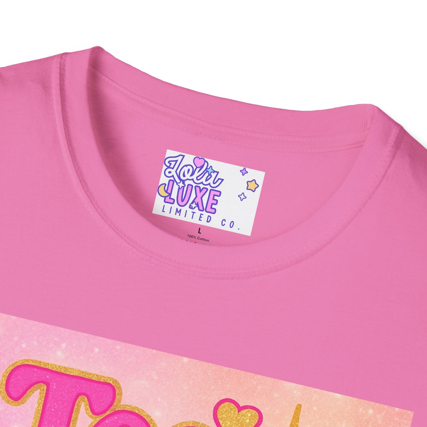 Too Cute to Be Broke Unisex Softstyle Glam Tee - Fun Casual Tee for Trendy Fashion Lovers