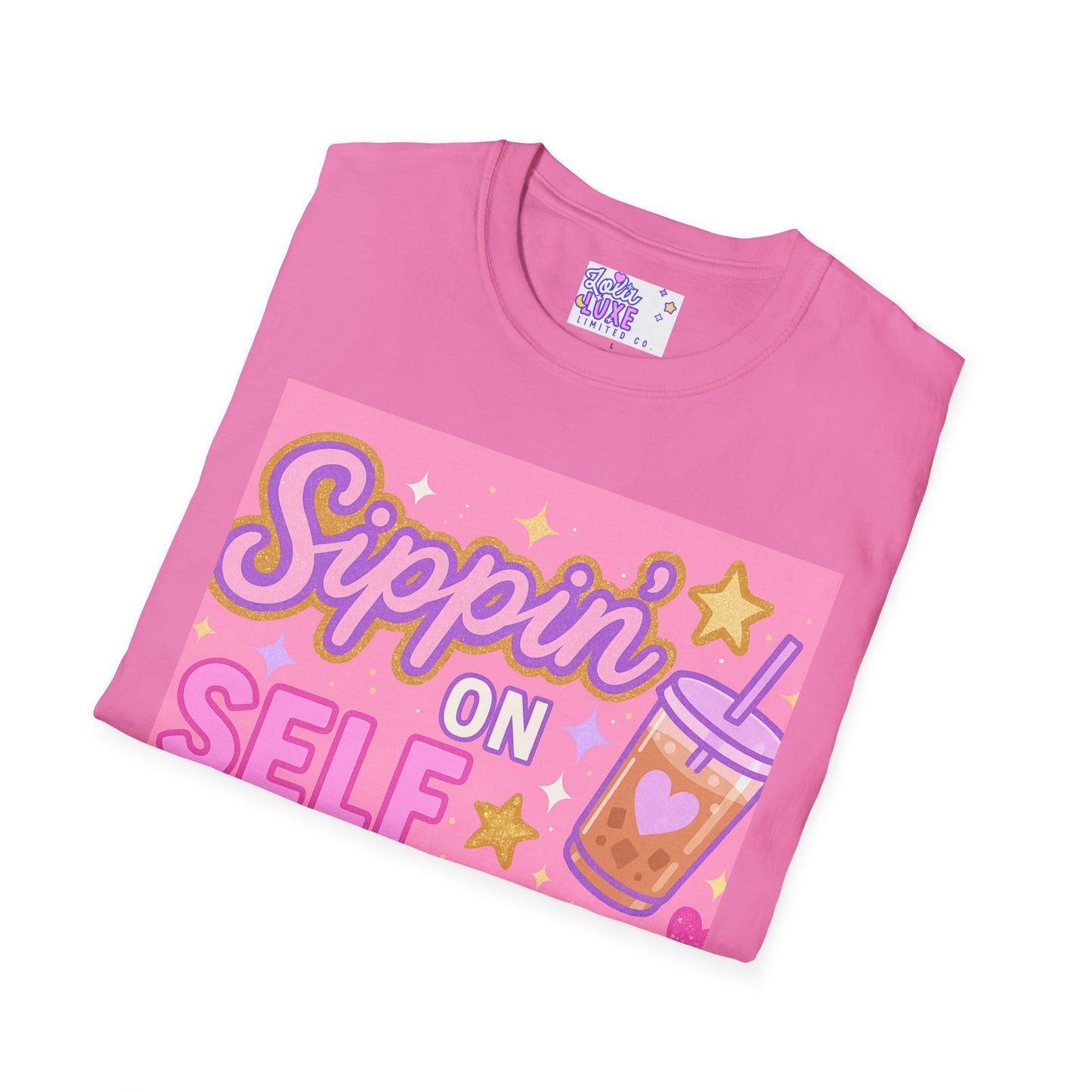 Self Worth Unisex Softstyle T-Shirt - Positive Affirmation Glam Tee