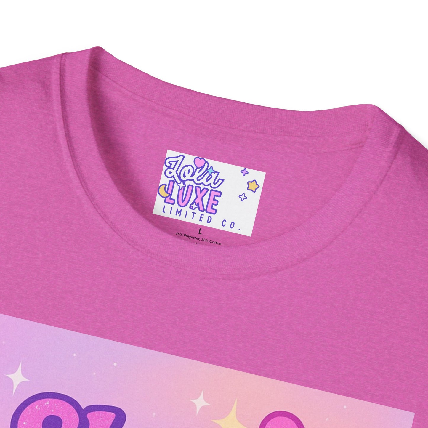 She's Booked, Blessed & Unbothered Glam Tee - Unisex Softstyle Tee for Positive Vibes