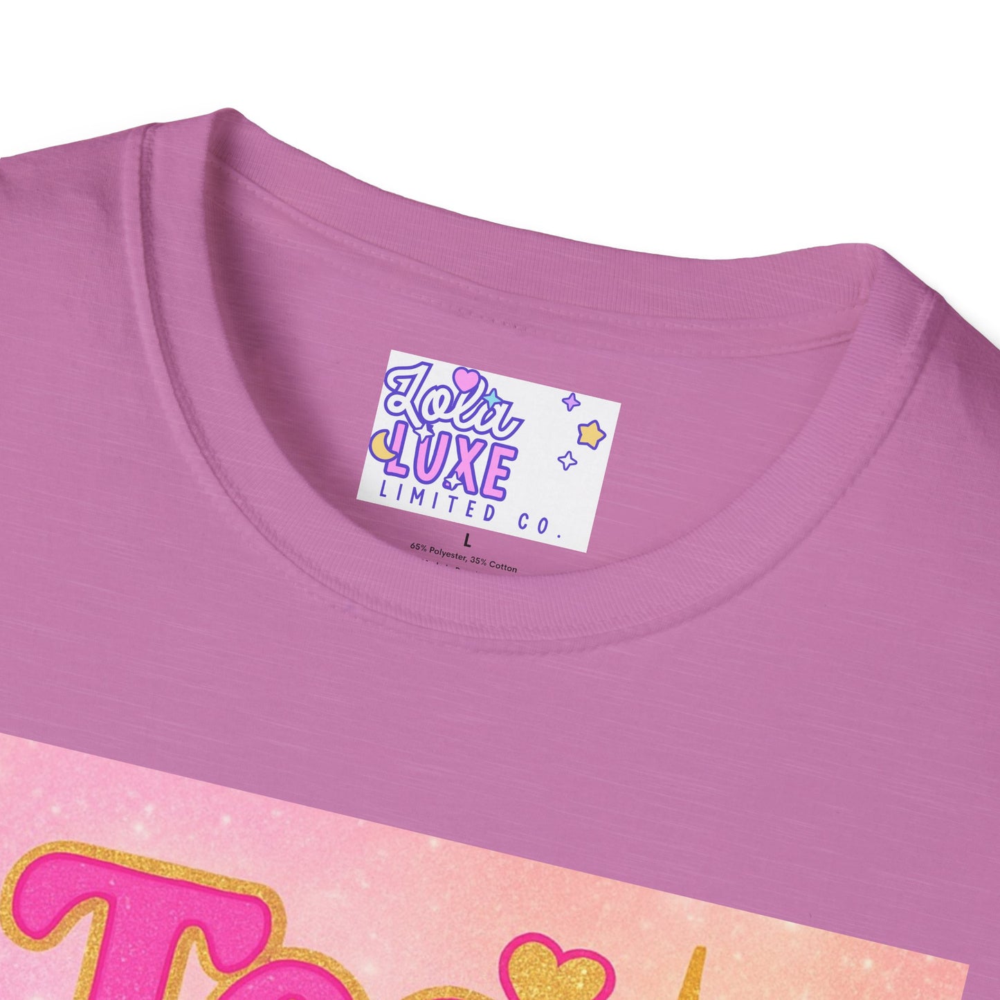 Too Cute to Be Broke Unisex Softstyle Glam Tee - Fun Casual Tee for Trendy Fashion Lovers