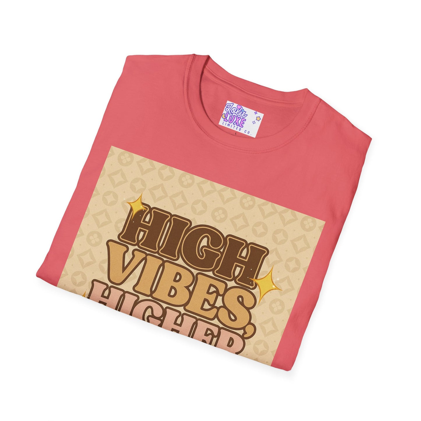 High Vibes Higher Credit Unisex Softstyle T-Shirt
