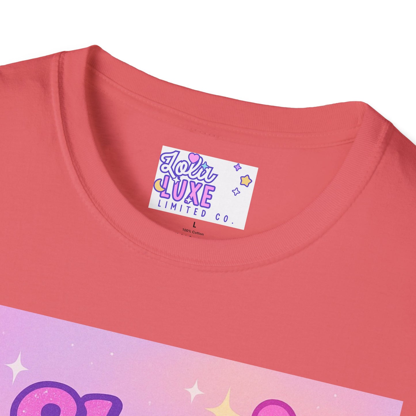 She's Booked, Blessed & Unbothered Glam Tee - Unisex Softstyle Tee for Positive Vibes