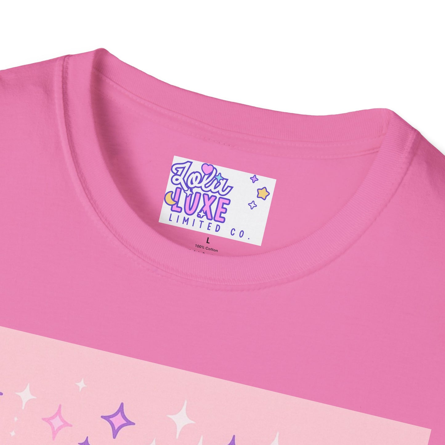 Currently Manifesting Unisex Softstyle Glam Tee - Positive Vibes for Dreamers & Creatives