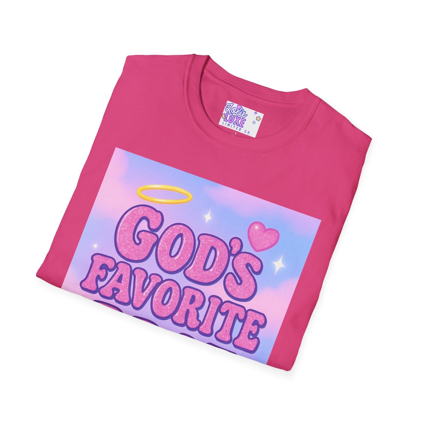 God's Favorite Brat T-Shirt | Unisex Softstyle Glam Tee