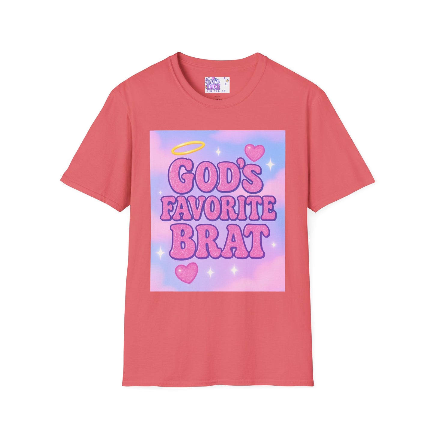 God's Favorite Brat T-Shirt | Unisex Softstyle Glam Tee