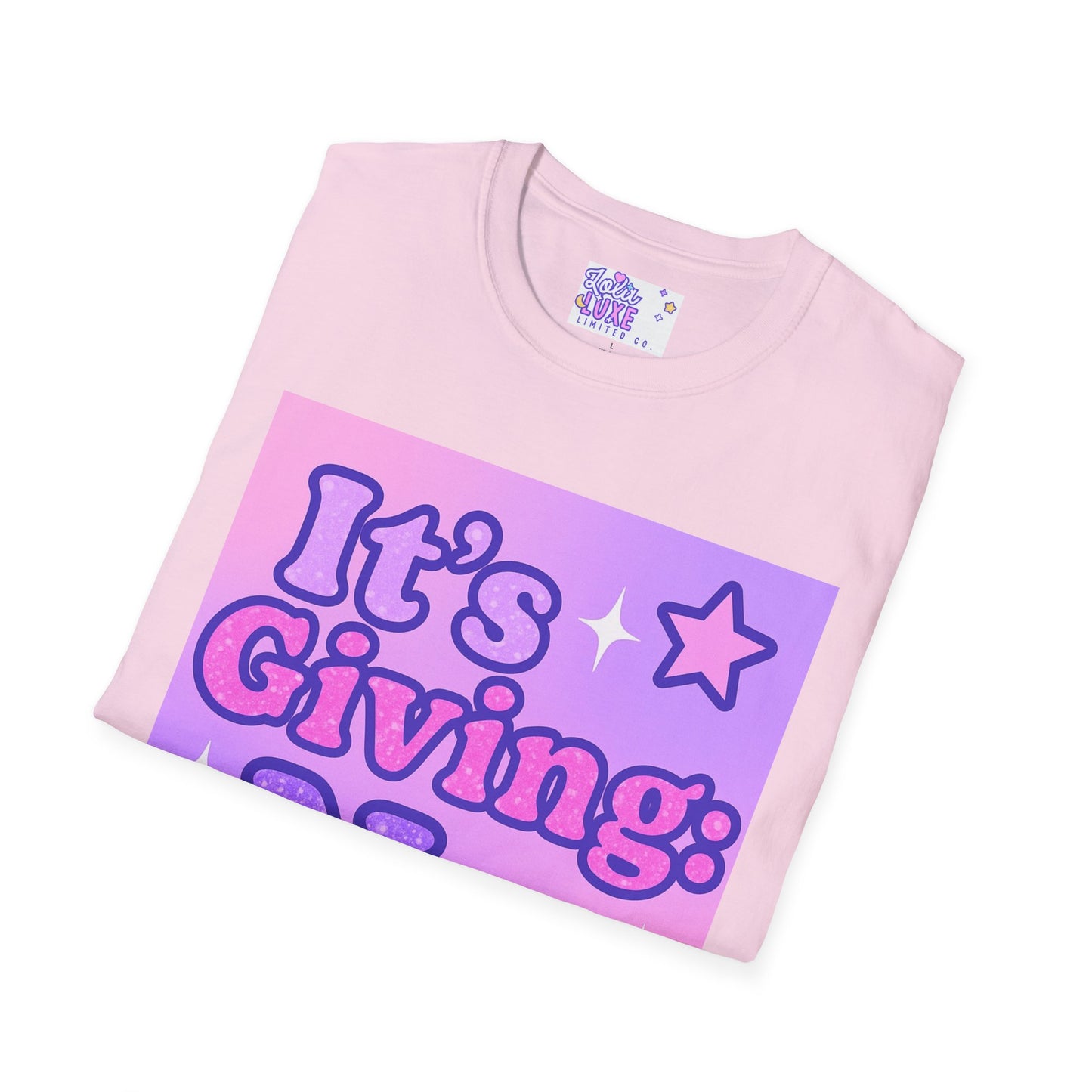 It's Giving: No. Unisex Softstyle Glam Tee - Trendy Graphic Tee for Casual Wear