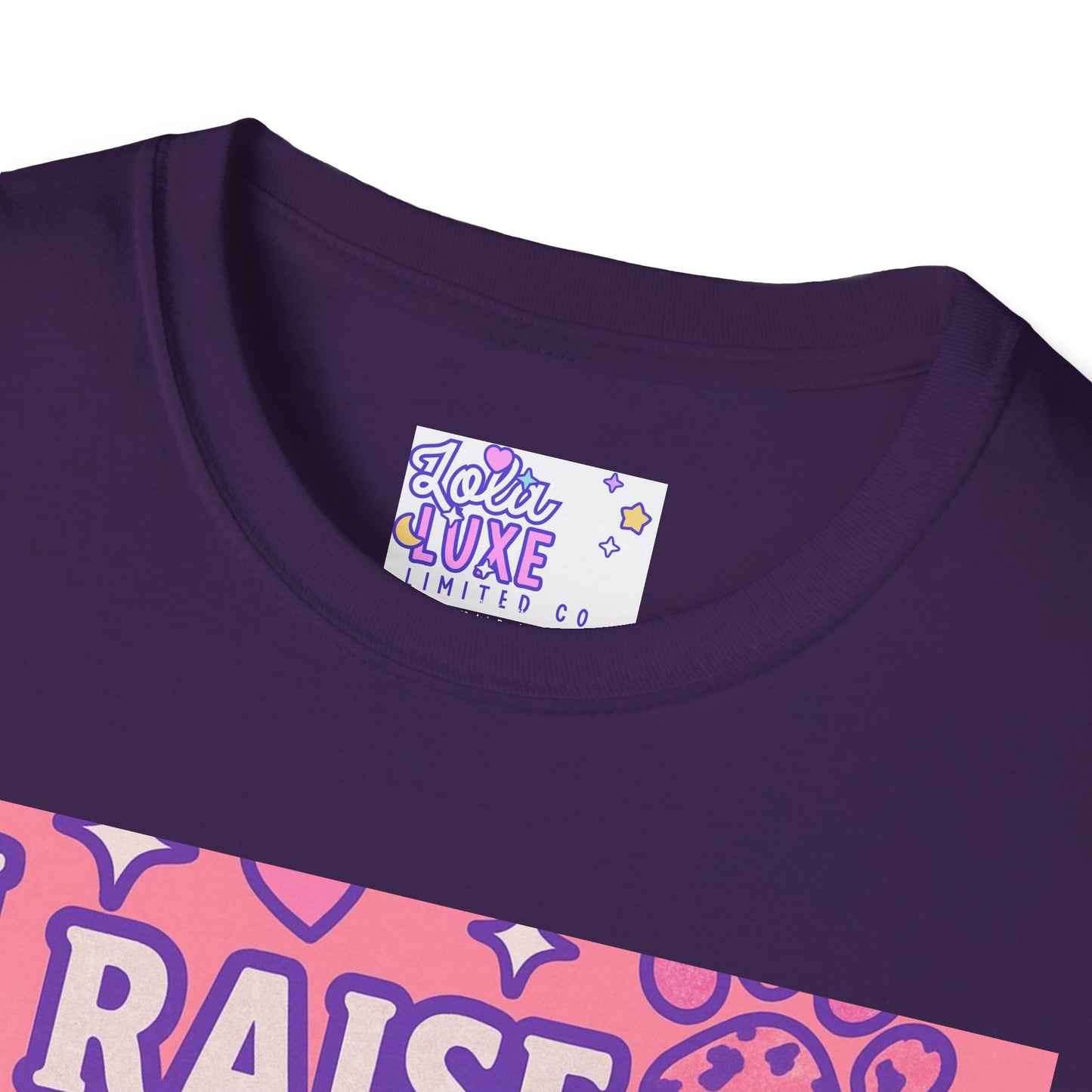 I Raise Dogs and Standards T-Shirt | Unisex Softstyle Glam Tee for Dog Lovers