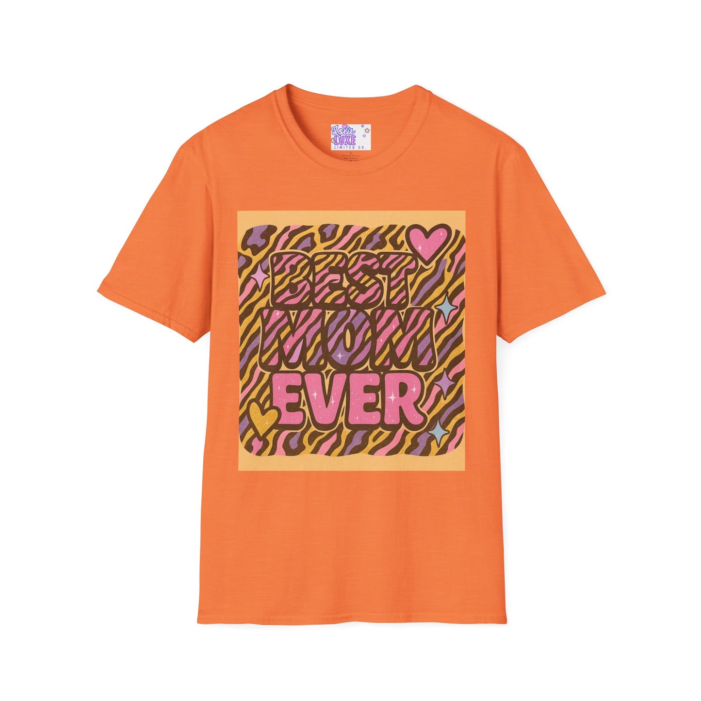 Best Mom Ever Unisex Softstyle T-Shirt - Perfect Gift for Mother's Day Glam Tee