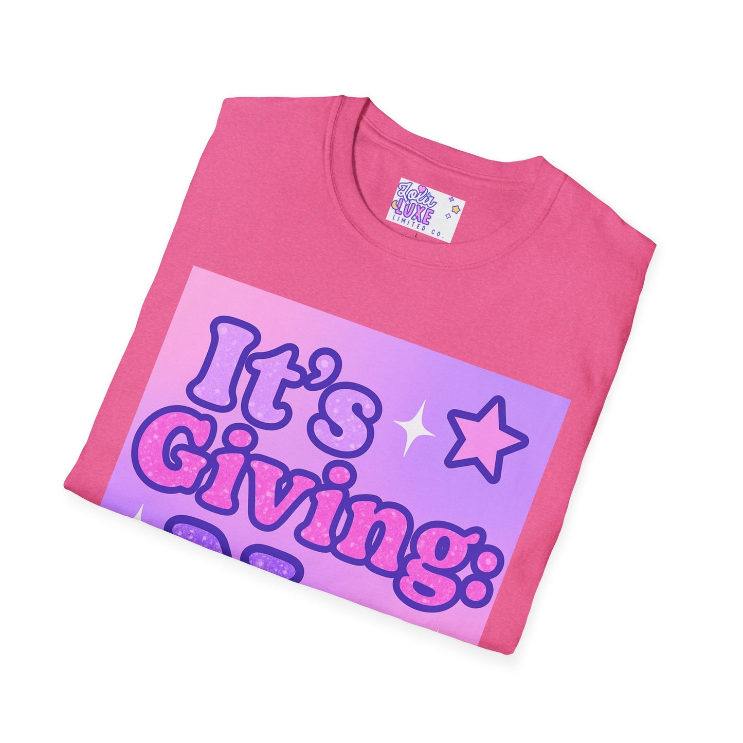It's Giving: No. Unisex Softstyle Glam Tee - Trendy Graphic Tee for Casual Wear