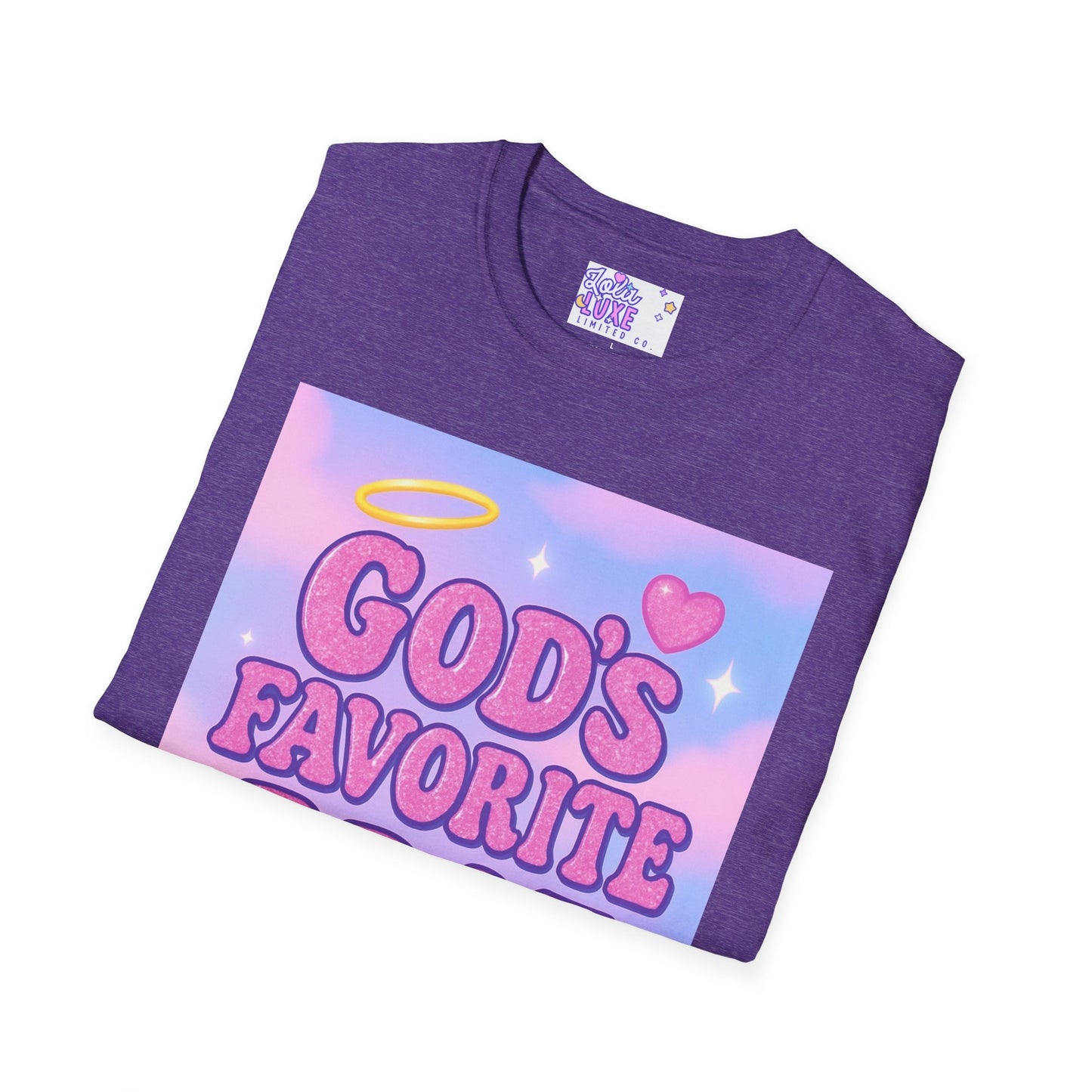 God's Favorite Brat T-Shirt | Unisex Softstyle Glam Tee