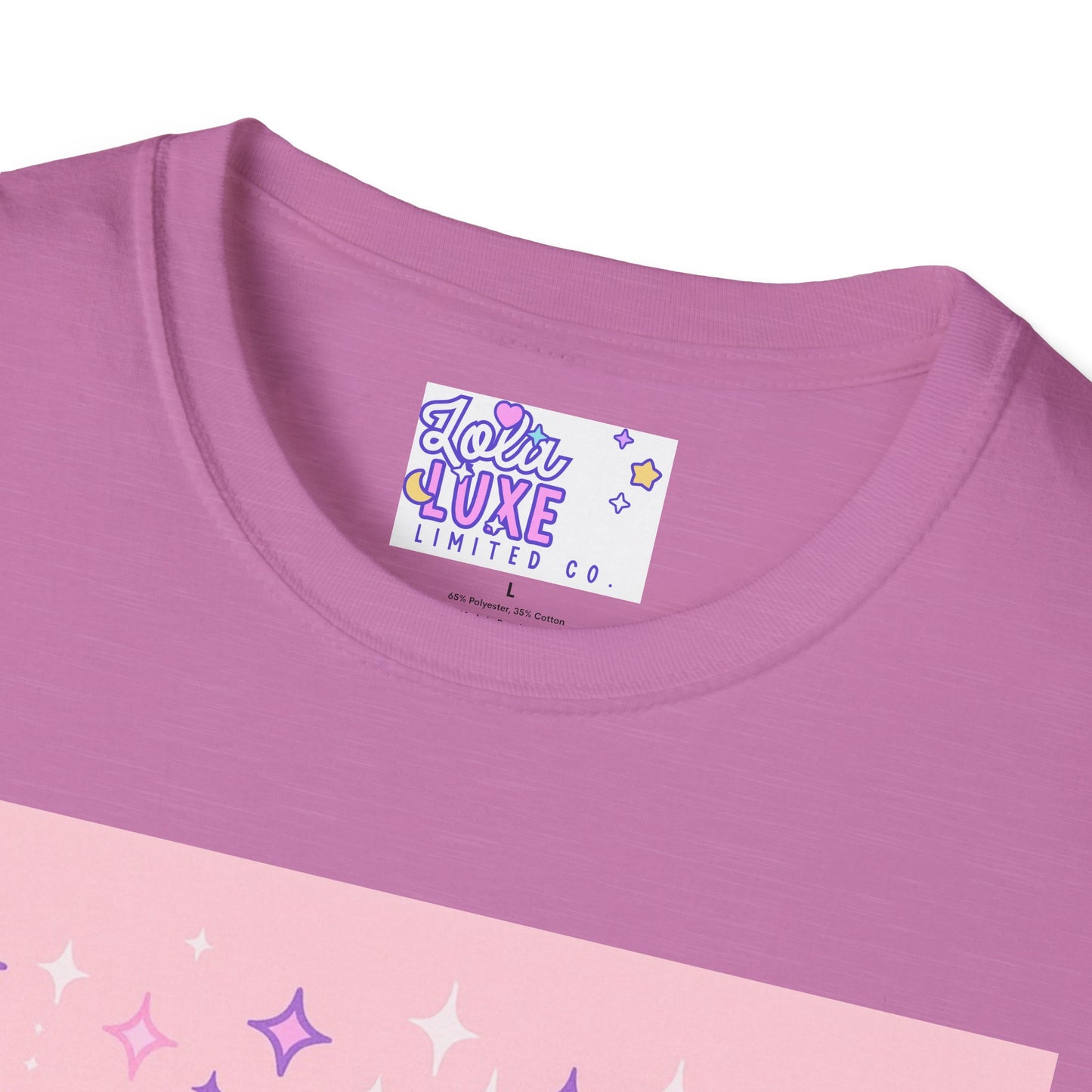 Currently Manifesting Unisex Softstyle Glam Tee - Positive Vibes for Dreamers & Creatives