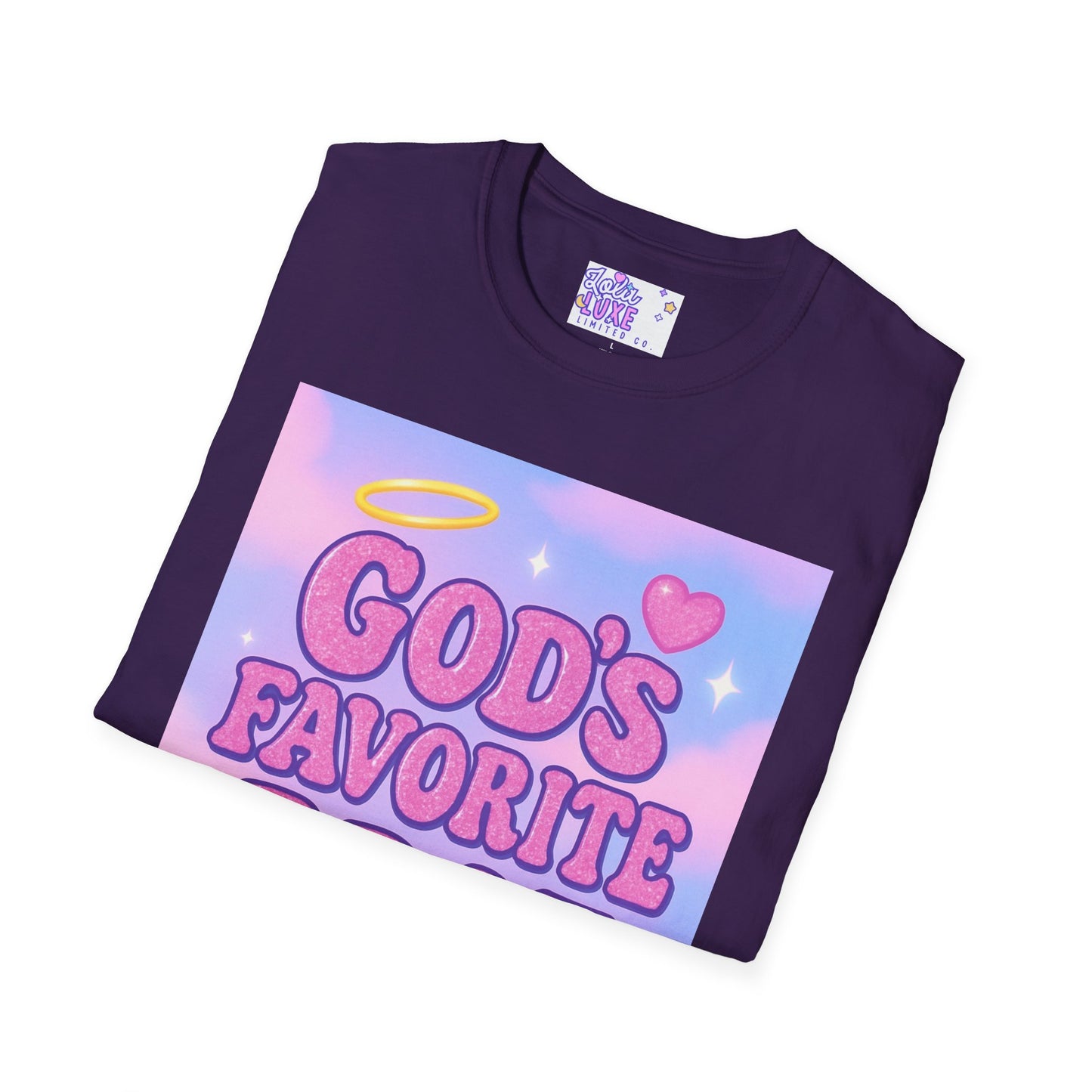 God's Favorite Brat T-Shirt | Unisex Softstyle Glam Tee