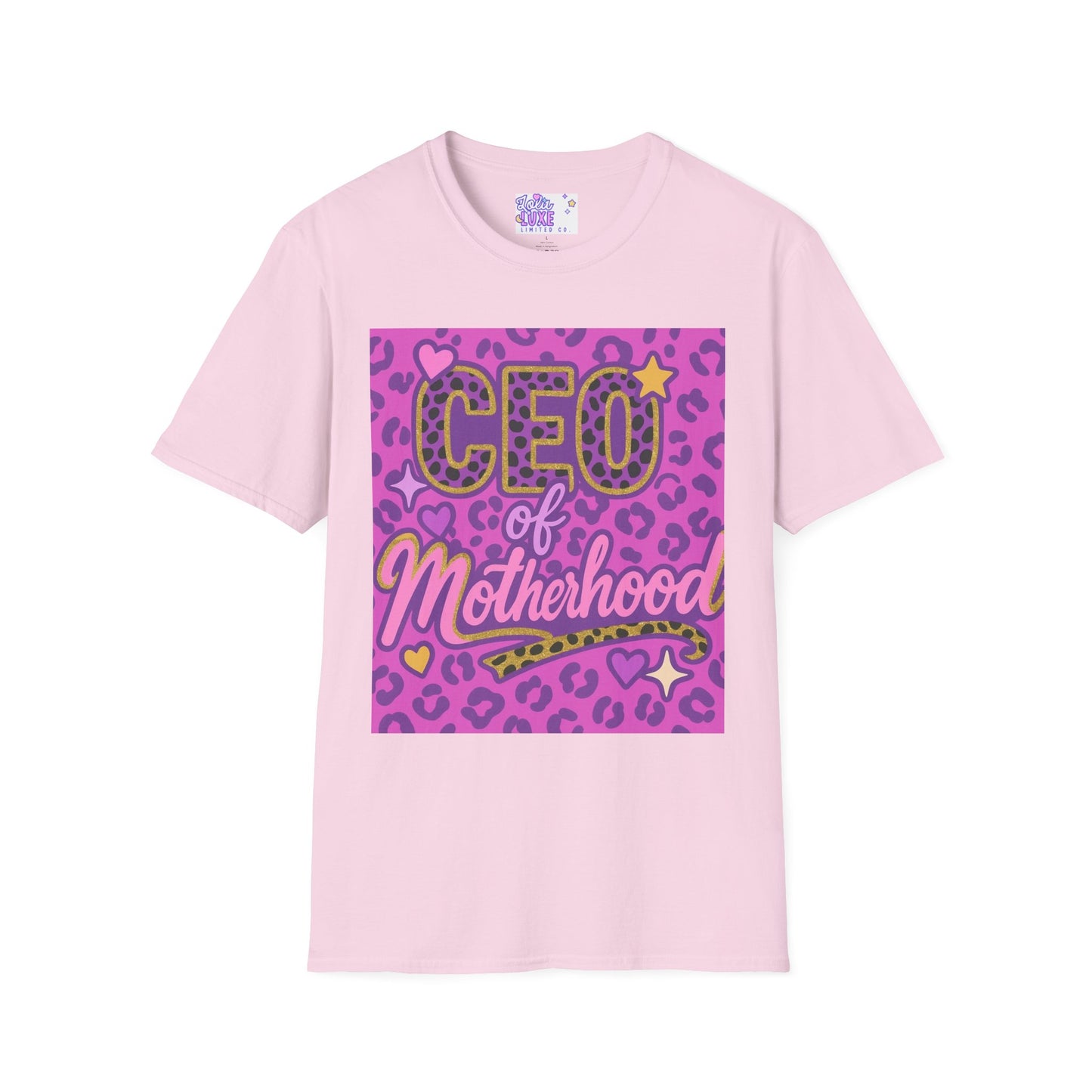 CEO of Motherhood Unisex T-Shirt - Fun & Stylish Mom Apparel Glam Tee