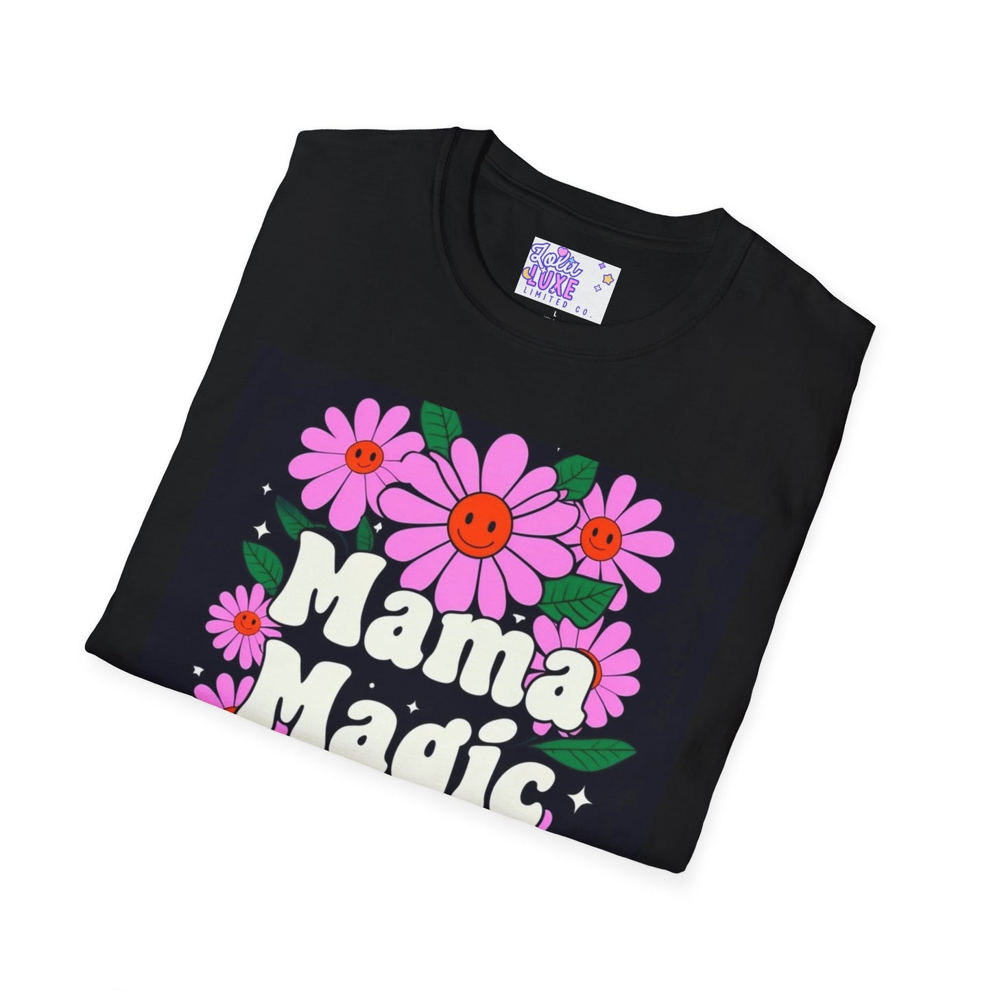 Mama Magic Floral T-Shirt – Comfort for Moms