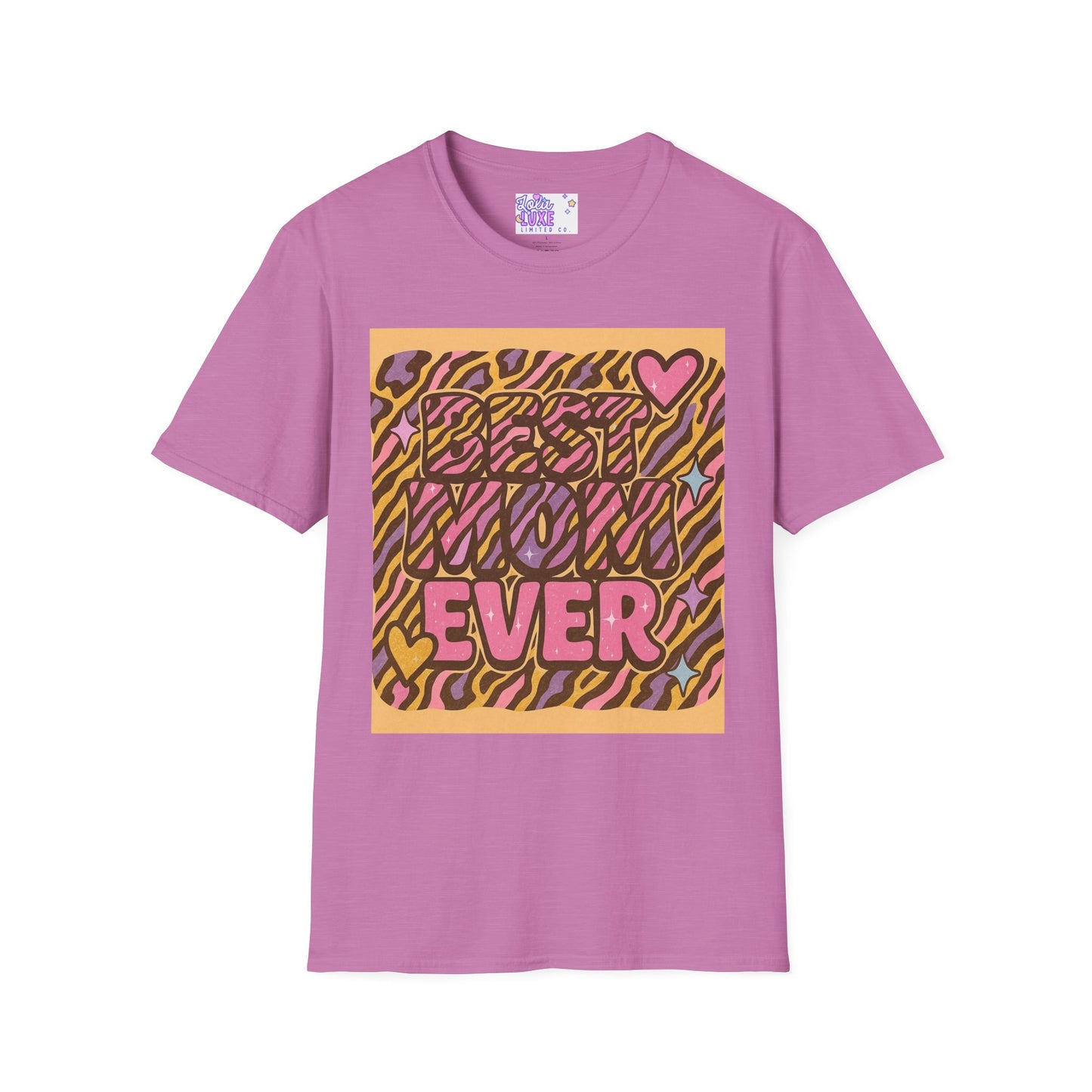 Best Mom Ever Unisex Softstyle T-Shirt - Perfect Gift for Mother's Day Glam Tee