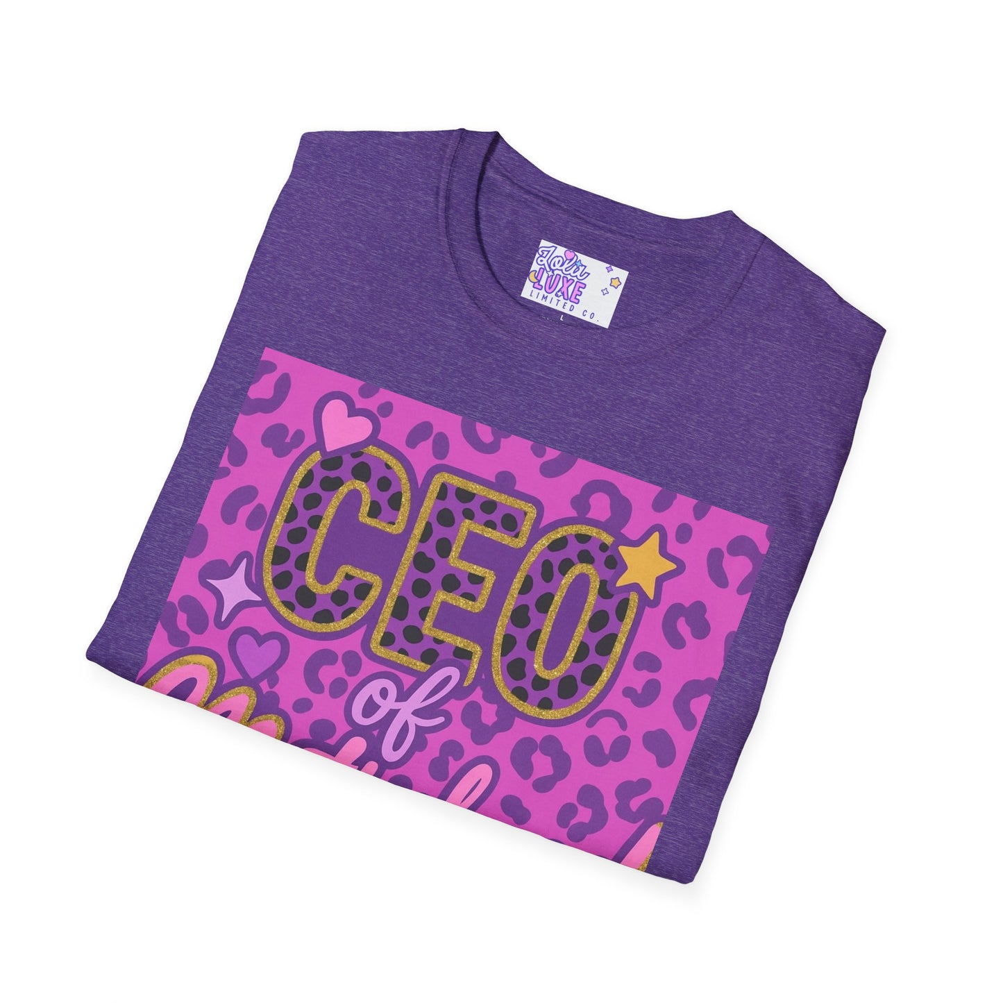 CEO of Motherhood Unisex T-Shirt - Fun & Stylish Mom Apparel Glam Tee