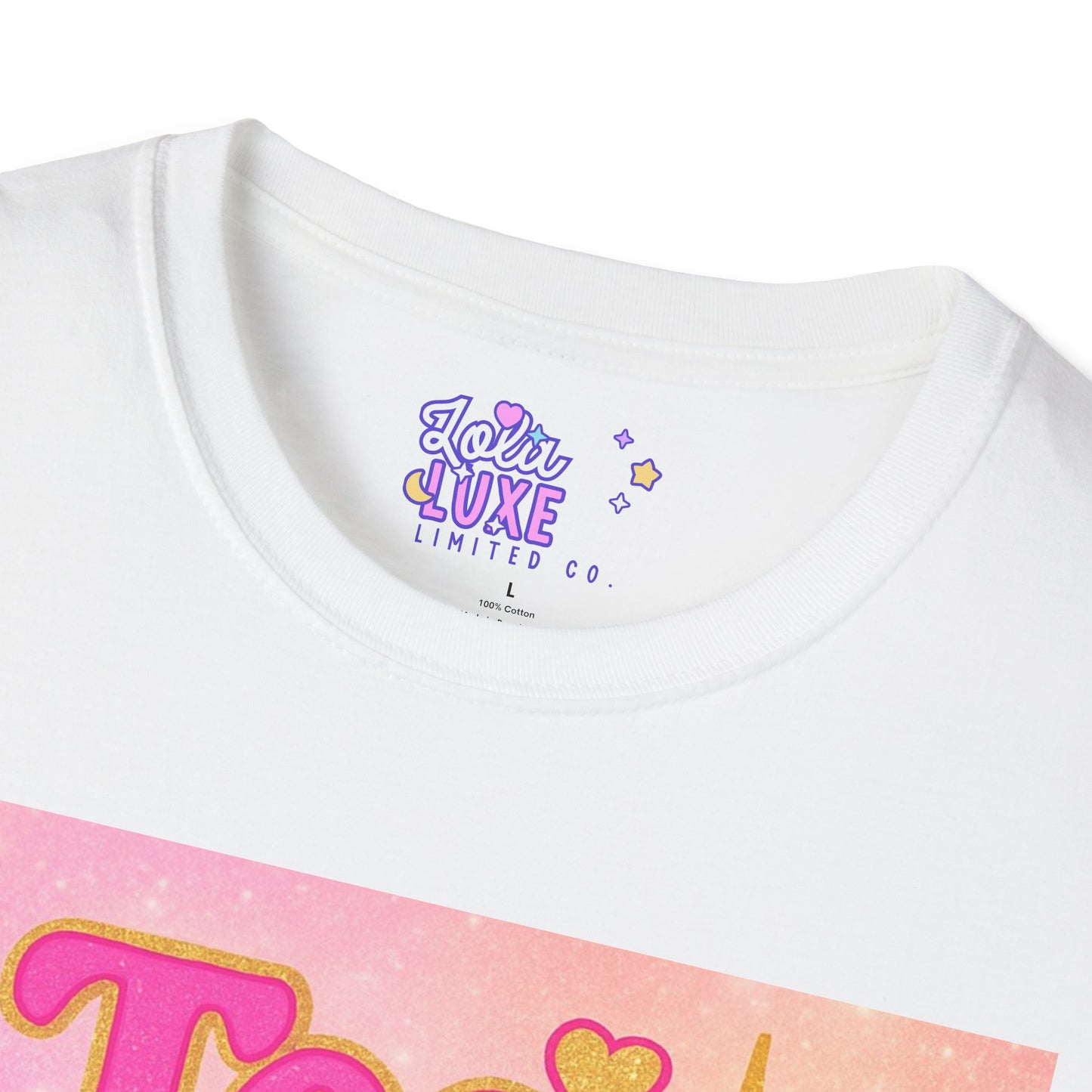 Too Cute to Be Broke Unisex Softstyle Glam Tee - Fun Casual Tee for Trendy Fashion Lovers