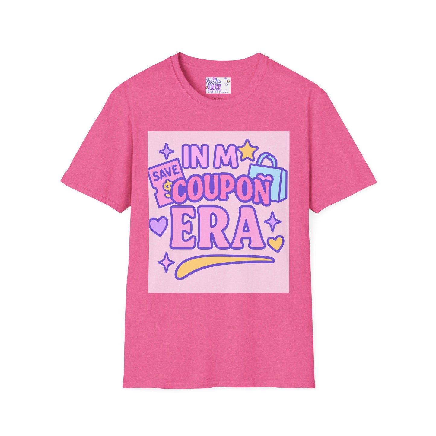 Funny Coupon Era Unisex Softstyle Glam Tee