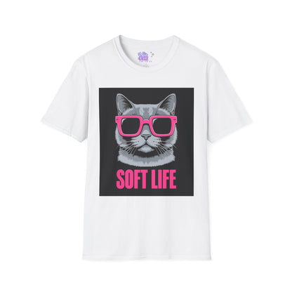 Cool Cat Softstyle T-Shirt | Soft Life Design for Animal Lovers