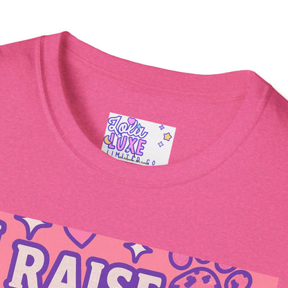 I Raise Dogs and Standards T-Shirt | Unisex Softstyle Glam Tee for Dog Lovers