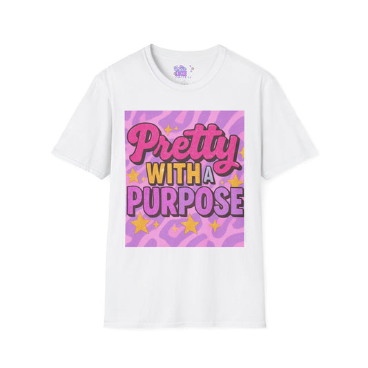 Softstyle T-Shirt - Pretty With a Purpose Glam Tee
