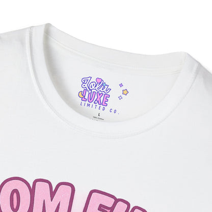 Mom Fuel T-Shirt - Coffee, Chaos & Cuddles - Fun Unisex Softstyle Glam Tee