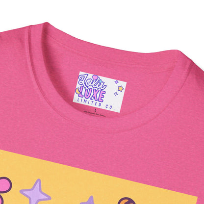 Raising Legends Unisex Softstyle T-Shirt - Vibrant Floral Design for Celebrations