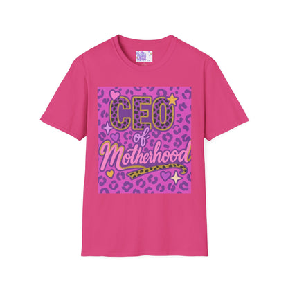 CEO of Motherhood Unisex T-Shirt - Fun & Stylish Mom Apparel Glam Tee