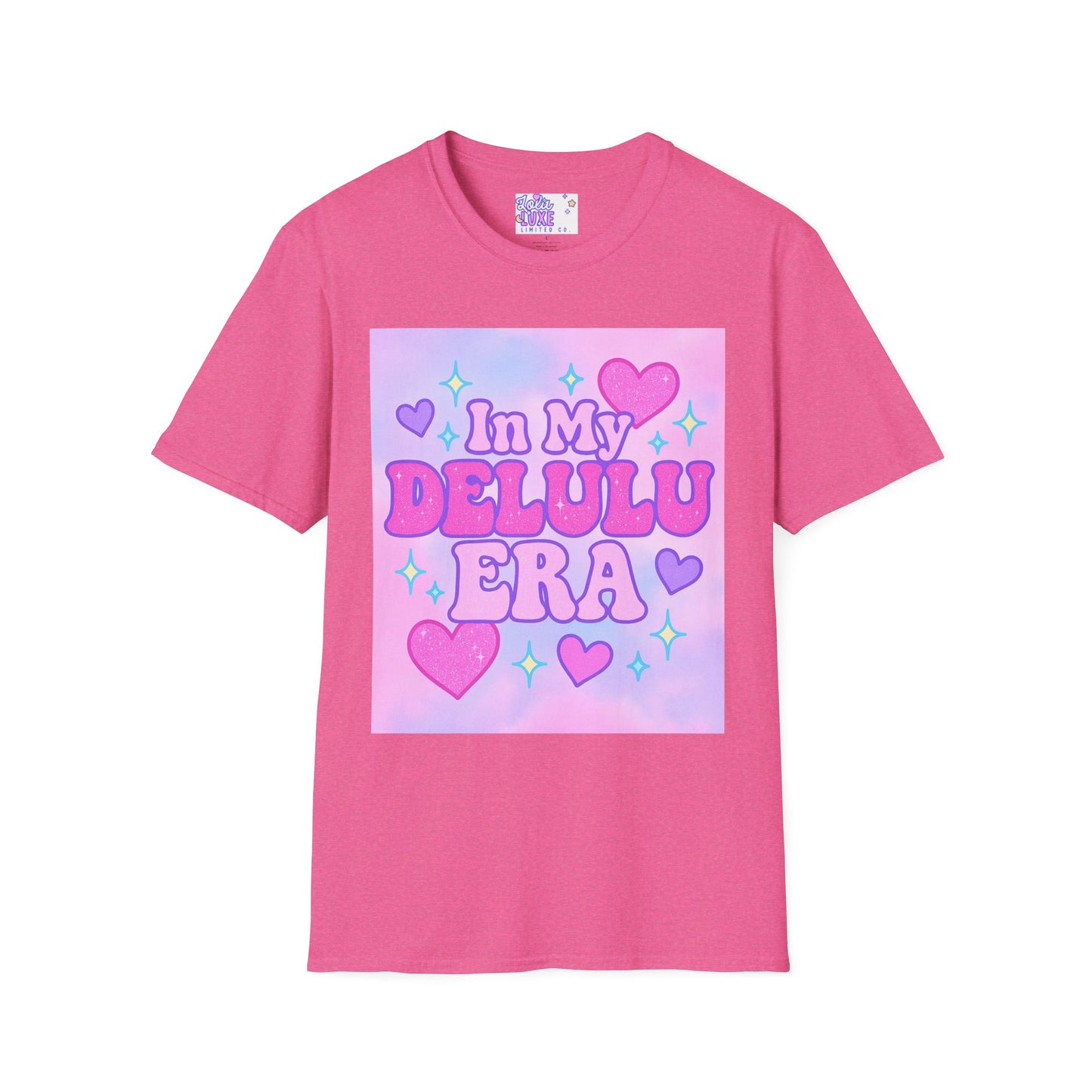 Cute "In My Delulu Era" Unisex Softstyle T-Shirt - Trendy Glam Tee