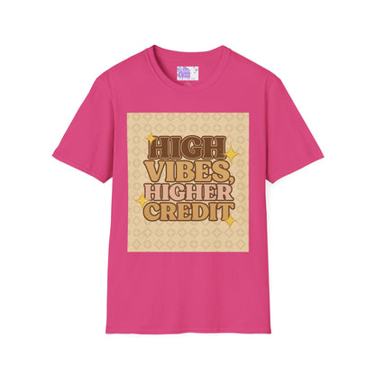 High Vibes Higher Credit Unisex Softstyle T-Shirt