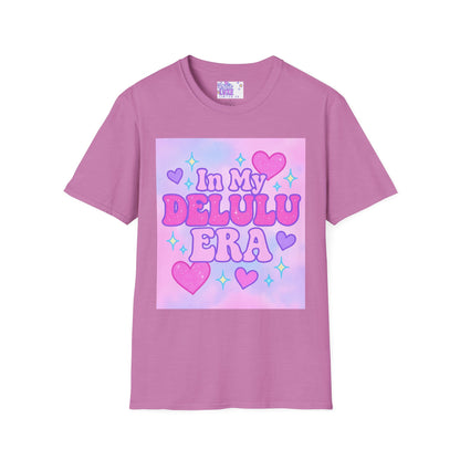 Cute "In My Delulu Era" Unisex Softstyle T-Shirt - Trendy Glam Tee