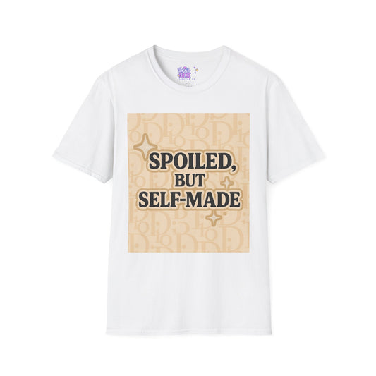 Spoiled, But Self-Made Unisex Softstyle Glam Tee