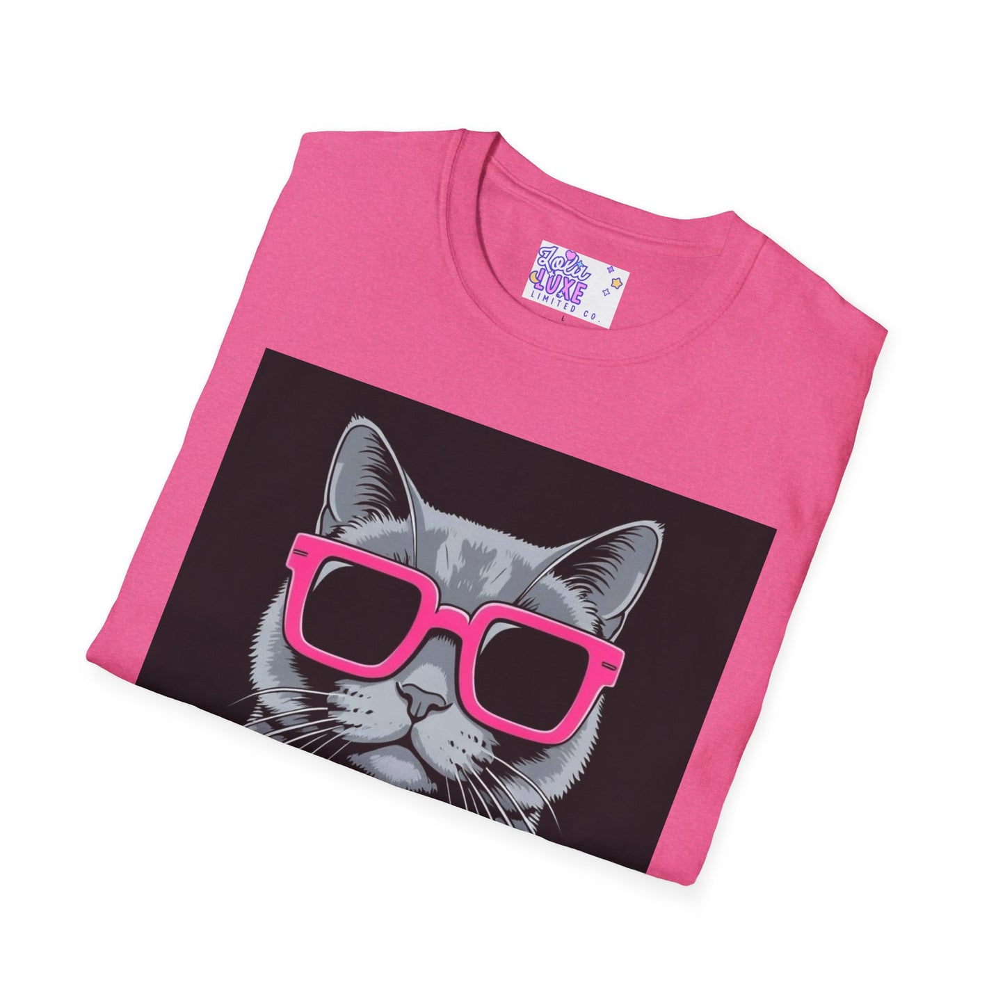 Cool Cat Softstyle T-Shirt | Soft Life Design for Animal Lovers