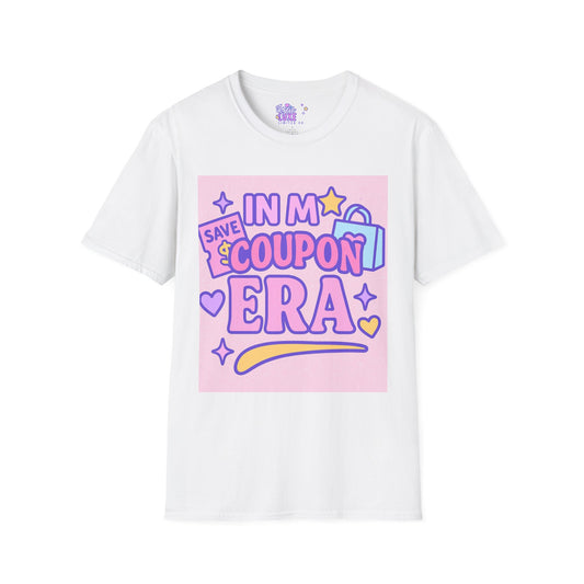 Funny Coupon Era Unisex Softstyle Glam Tee
