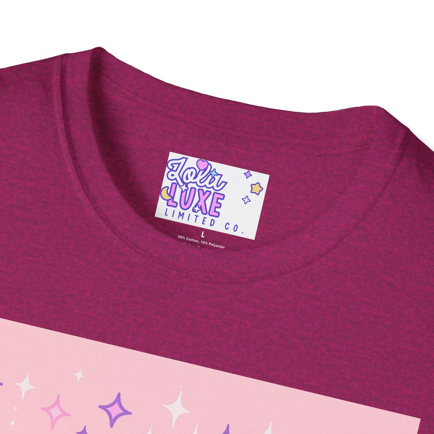 Currently Manifesting Unisex Softstyle Glam Tee - Positive Vibes for Dreamers & Creatives