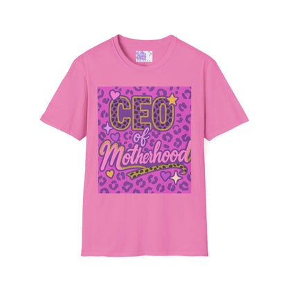 CEO of Motherhood Unisex T-Shirt - Fun & Stylish Mom Apparel Glam Tee