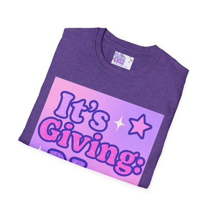 It's Giving: No. Unisex Softstyle Glam Tee - Trendy Graphic Tee for Casual Wear