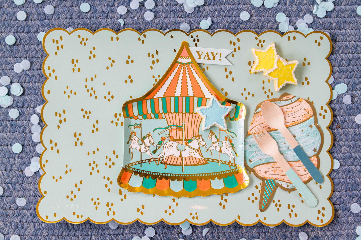 Fun Fair Carousel Plates (8)