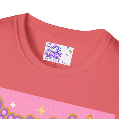 Self Worth Unisex Softstyle T-Shirt - Positive Affirmation Glam Tee