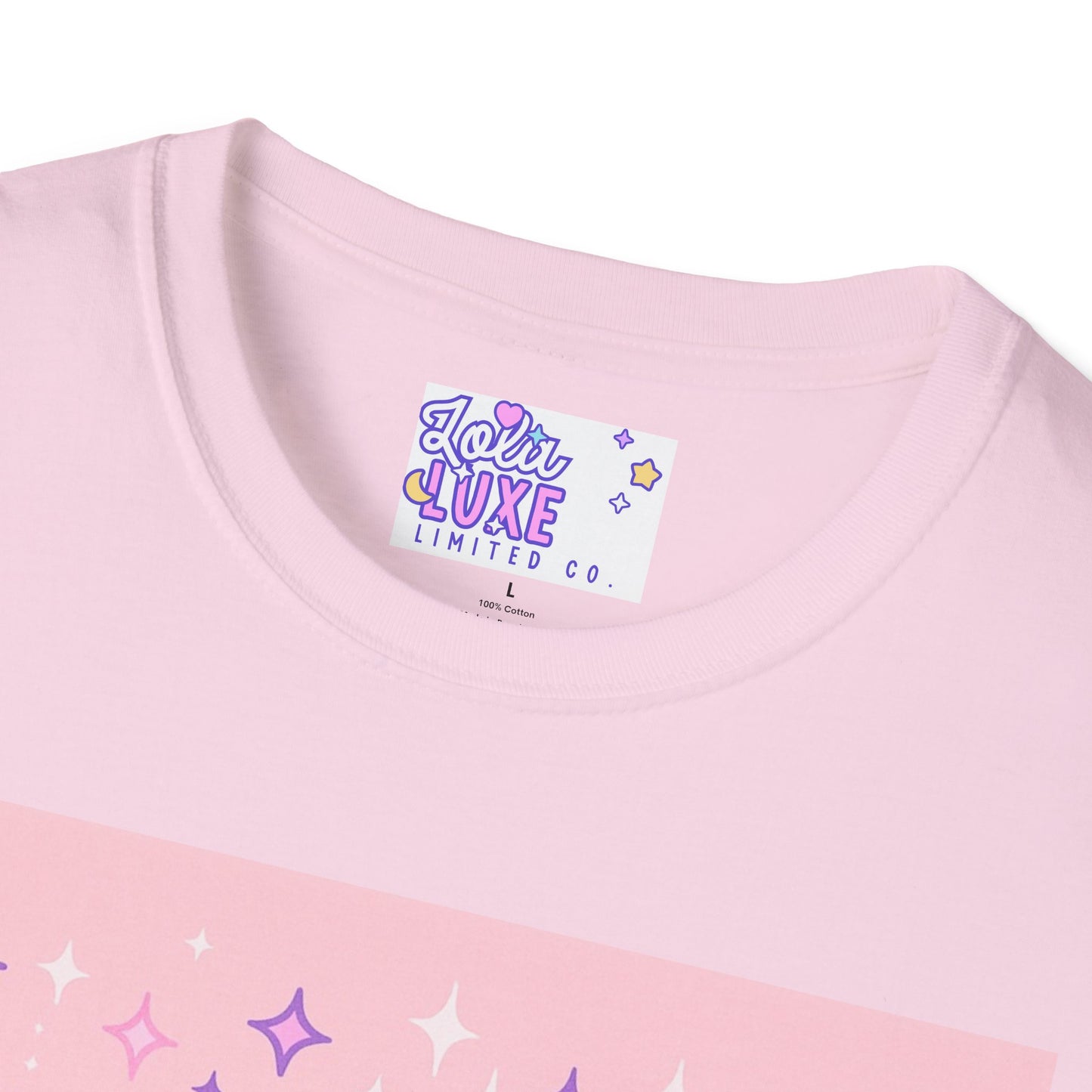 Currently Manifesting Unisex Softstyle Glam Tee - Positive Vibes for Dreamers & Creatives