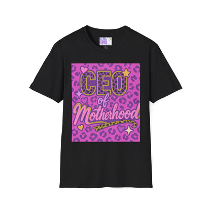 CEO of Motherhood Unisex T-Shirt - Fun & Stylish Mom Apparel Glam Tee