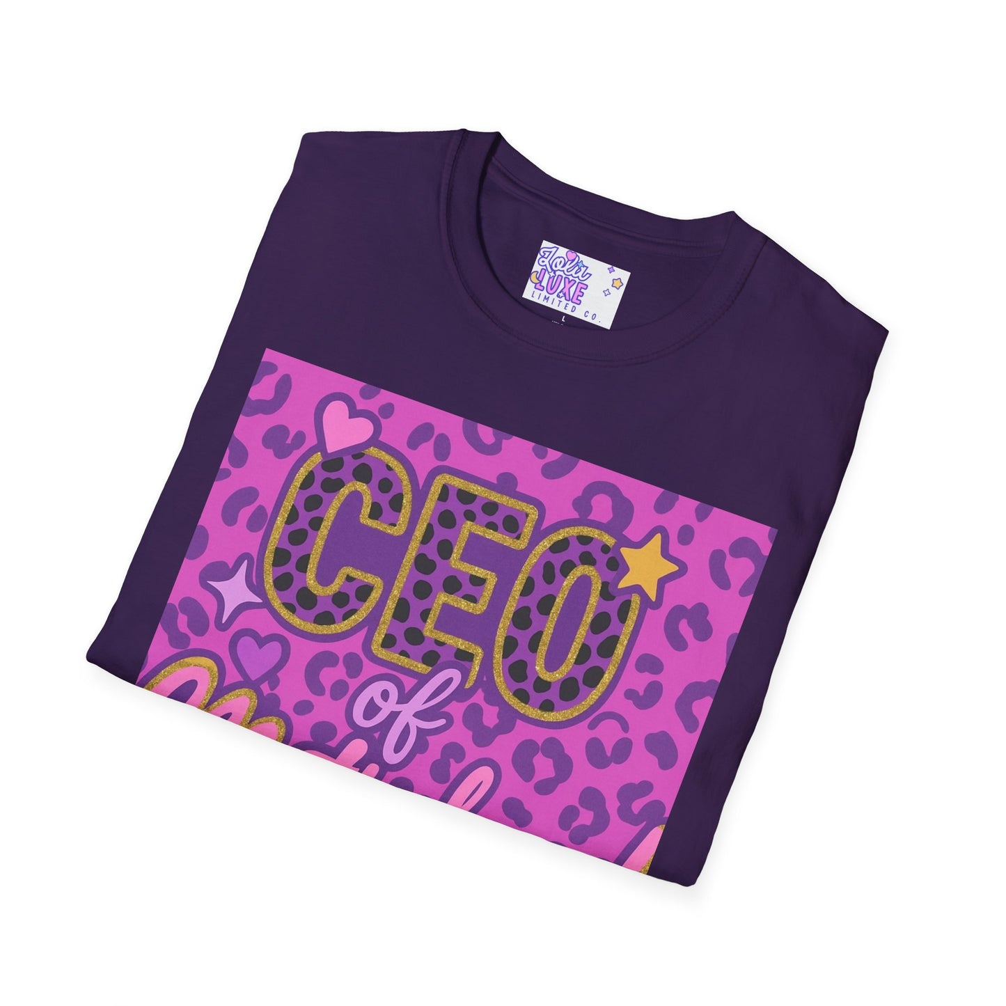 CEO of Motherhood Unisex T-Shirt - Fun & Stylish Mom Apparel Glam Tee