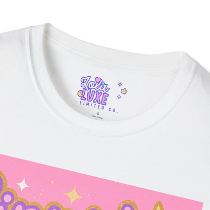Self Worth Unisex Softstyle T-Shirt - Positive Affirmation Glam Tee