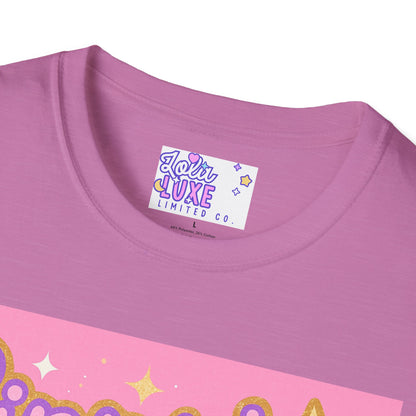 Self Worth Unisex Softstyle T-Shirt - Positive Affirmation Glam Tee