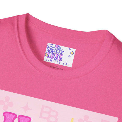 Hot Mess Still Blessed Unisex Softstyle Glam Tee - Fun & Comfortable Casual Wear